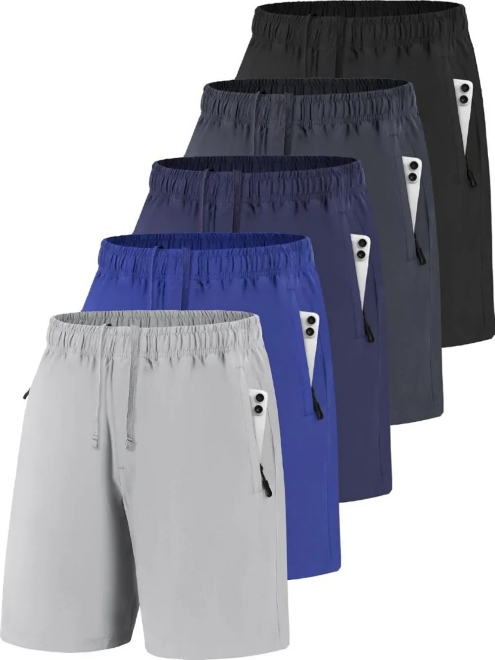 Men's Quick-Dry Athletic Gym Shorts 7
